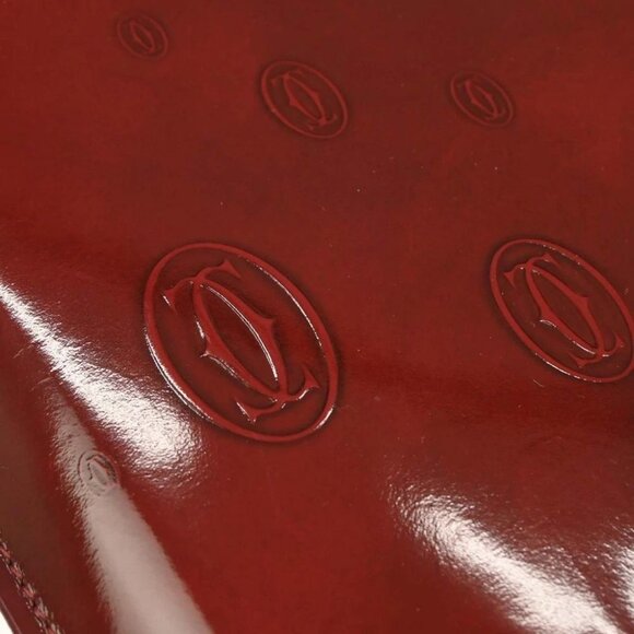 Cartier Bordeaux Patent Leather Happy Birthday Handbag ELGC 117044 - Picture 5 of 10